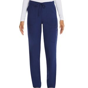 NWT - Women's Blue Cargo Scrub Pants - Size Large